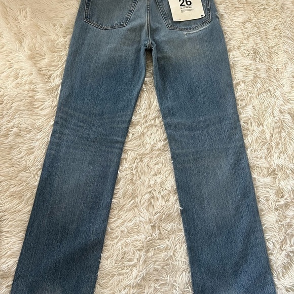 Re/Done ‘90s High Waist Loose Boot Cut Jeans - Size 26 - NWT - Picture 8 of 10